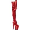 Pleaser - FLAMINGO3020GP Cuissardes à plateforme - Rouge Product image
